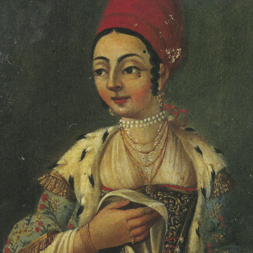 A Greek Lady of Constantinople, Early 18th century, Oil painting attributed to Jean Baptiste van Mour (1671–1737)
