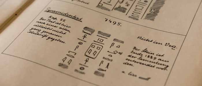 Fragment 7495, "Aegyptische Inschriften aus den Koeniglichen Museen zu Berlin", 1913, p.3